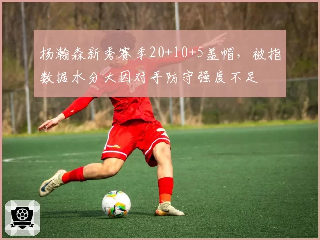 杨瀚森新秀赛季20+10+5盖帽，被指数据水分大因对手防守强度不足